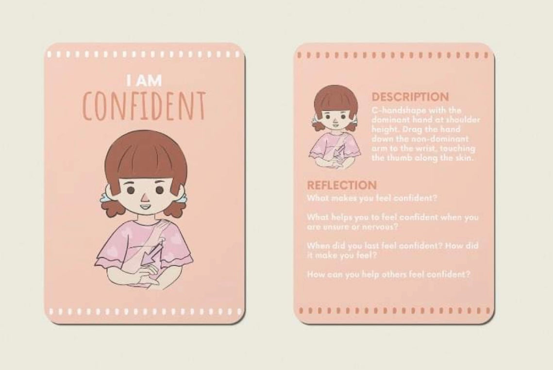 Auslan Affirmation Cards