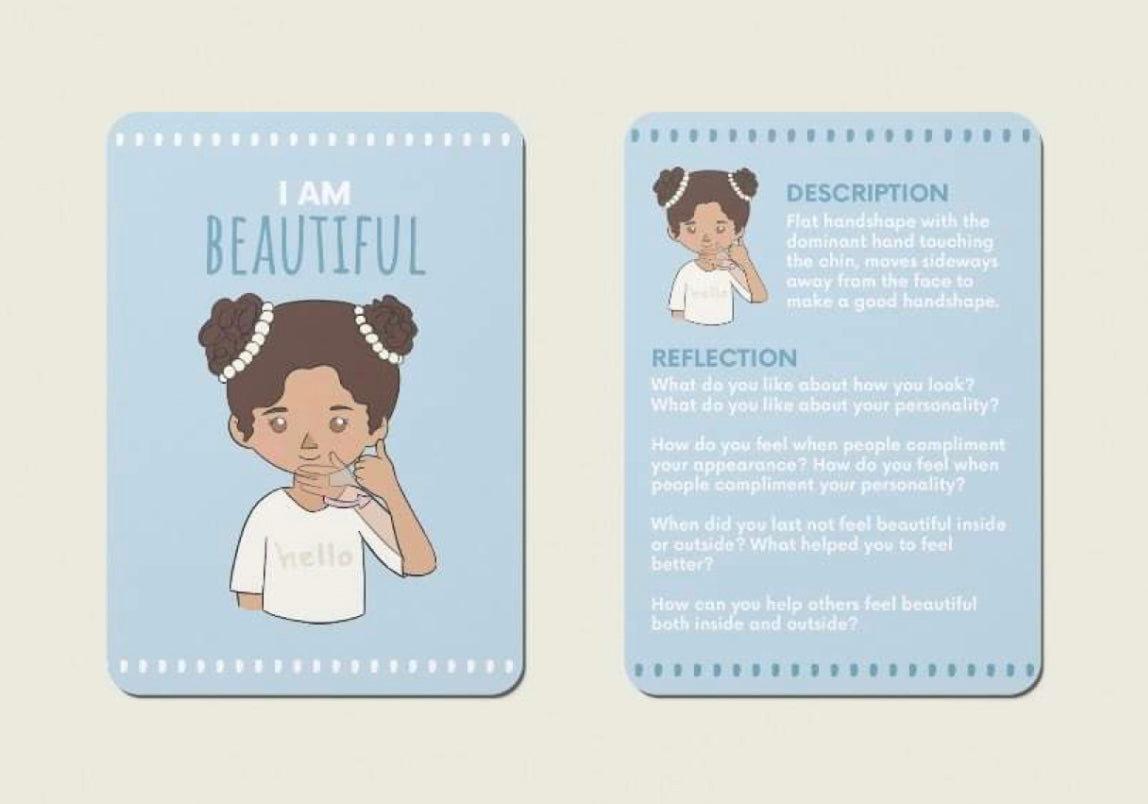 Auslan Affirmation Cards