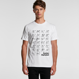 Auslan Alphabet - Adults T-Shirt
