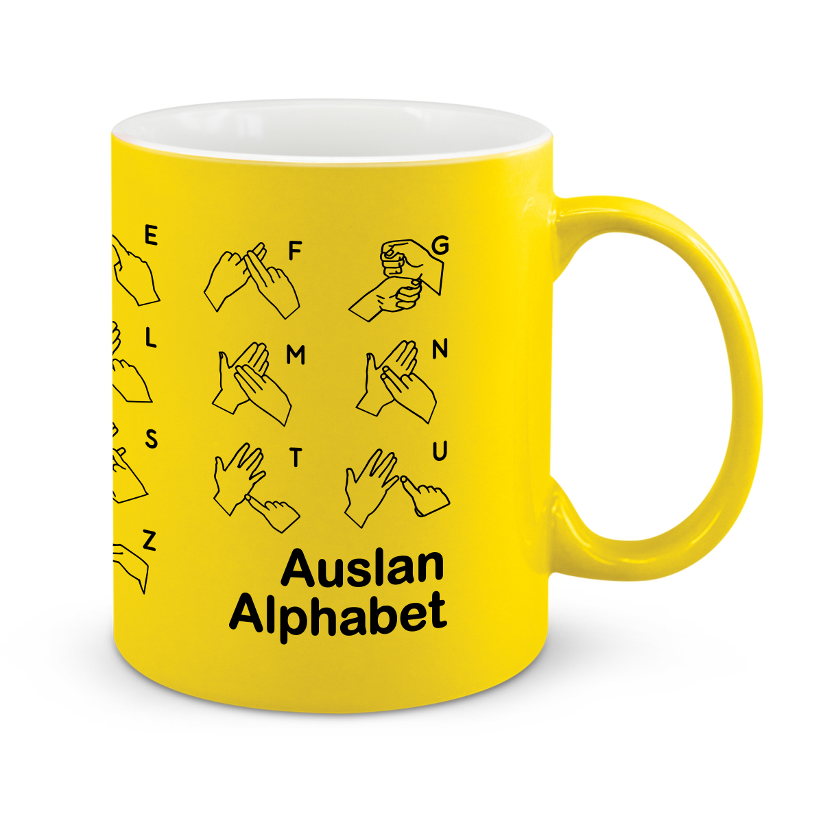 Auslan Alphabet Coffee Mug