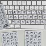 Auslan Alphabet Keyboard stickers
