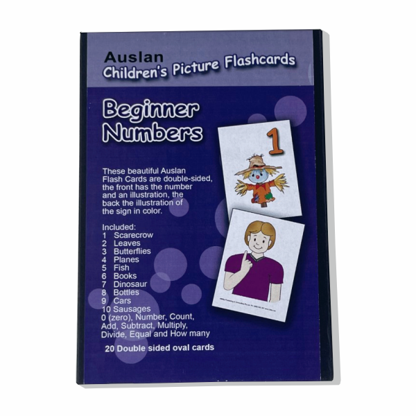 Auslan Numbers Flashcards with Pictures