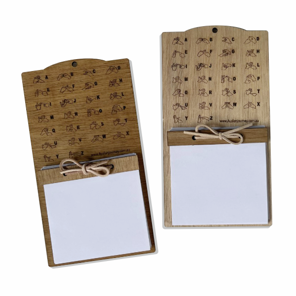 Fridge Auslan Alphabet Notebook Auslan Journey
