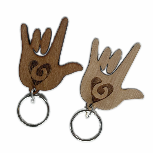 I love you - Auslan Handshape Keyring