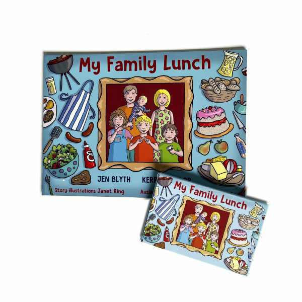 My Family Lunch - Auslan Book and Flashcards (Available as a set or standalone)o