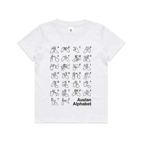 Auslan Alphabet - Kids T-Shirt