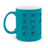 Auslan Alphabet Coffee Mug