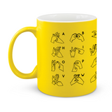 Auslan Alphabet Coffee Mug