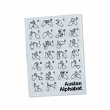 Auslan Alphabet Keyboard stickers