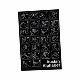 Auslan Alphabet Keyboard stickers