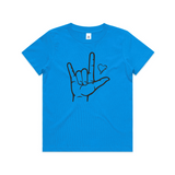 I Love You Handshape - Kids T-Shirt