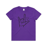 I Love You Handshape - Kids T-Shirt