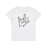 I Love You Handshape - Kids T-Shirt