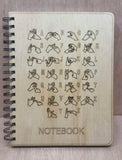 Wooden notebook Alphabet